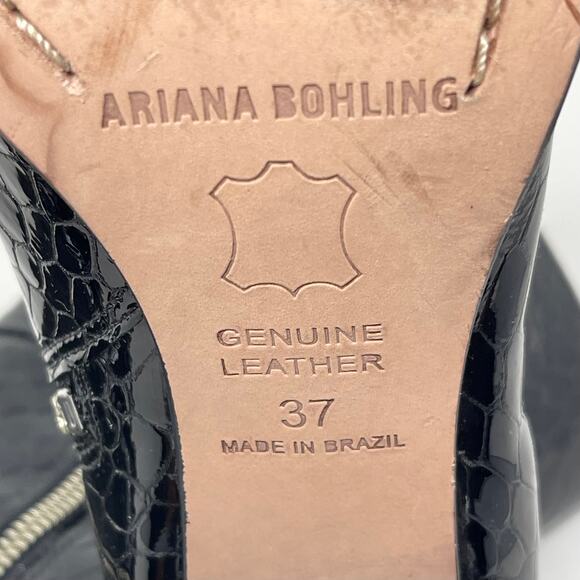 Ariana Bohling Carmen Ankle Boot - Black - Size 37 - Picture 9 of 9